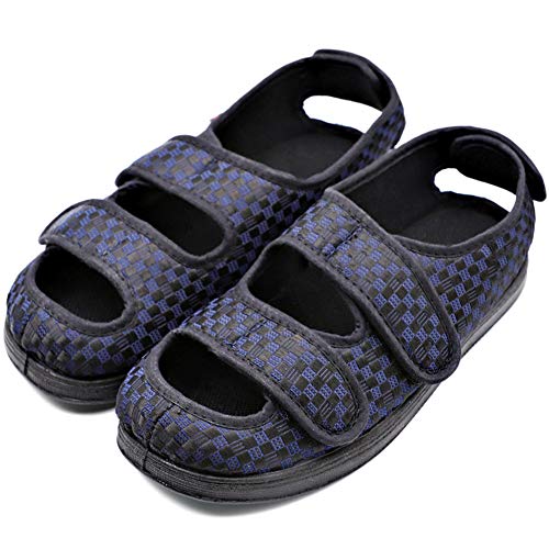 Mens Diabetic Slippers Arthritis Extra Wide Closed Toed Edema Shoes Swollen Feet