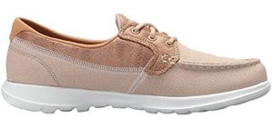 skechers memory foam boat shoes